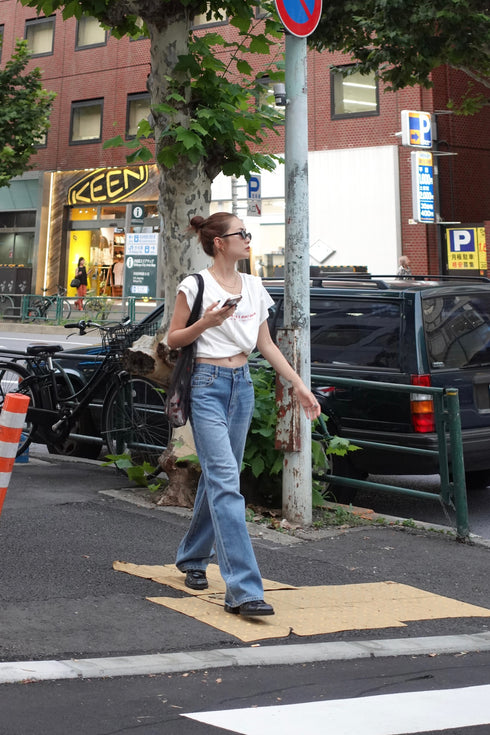 ルーズストレートデニム